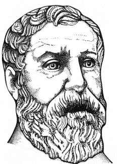 Hero and his aeolipile (image sources: Wikimedia Commons, public domain).