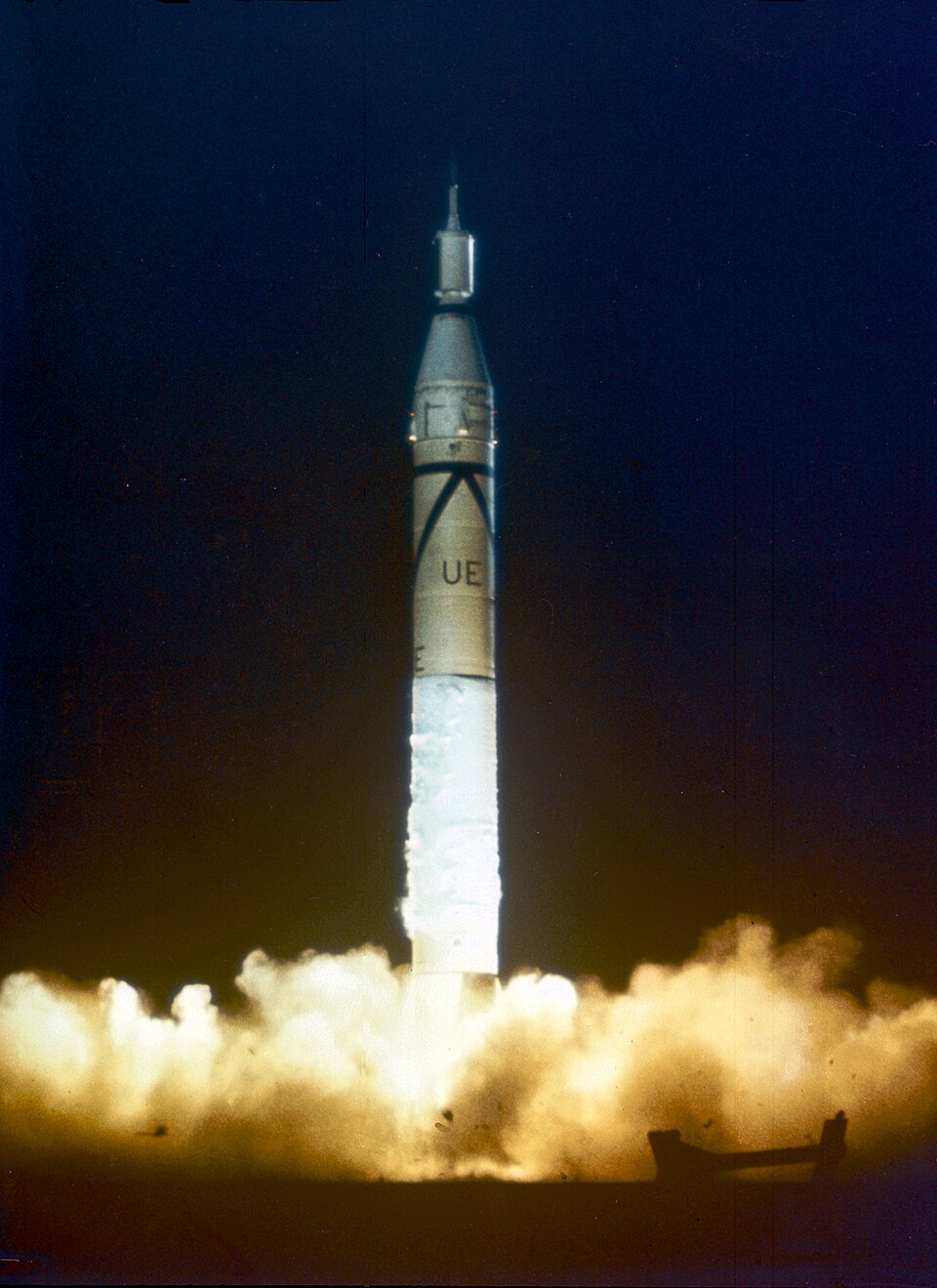 Launch of Jupiter-C vehicle with Explorer 1